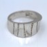 Anillo irregular de oro con diamantes de segunda mano