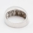 Anillo irregular de oro con diamantes de segunda mano