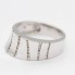 Anillo irregular de oro con diamantes de segunda mano