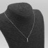 Collar de oro blanco con diamante de segunda mano