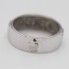 Anillo de oro blanco con circonitas de segunda mano