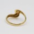 Anillo onda de oro de segunda mano