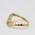Anillo onda de oro de segunda mano