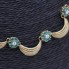 Collar de oro con esmeraldas y diamantes de segunda mano