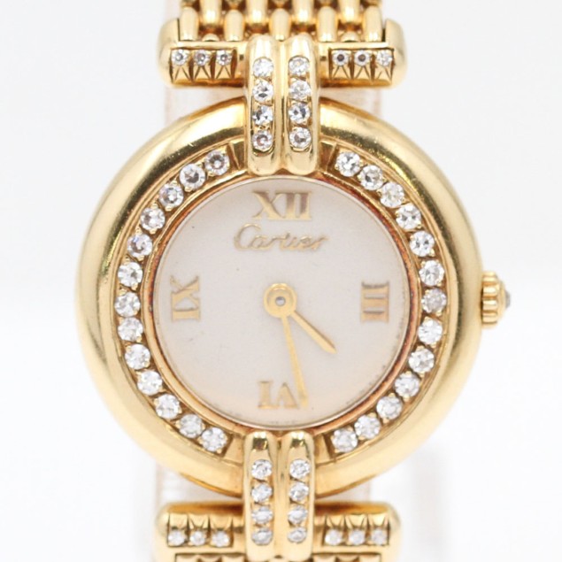 Reloj CARTIER GOLD DIAMONDS de oro y...