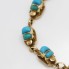 Pulsera escarabajos egipcios de oro con esmalte segunda mano
