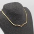 Collar de oro con rubíes y diamantes de segunda mano