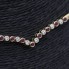 Collar de oro con rubíes y diamantes de segunda mano