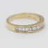 Aliança d'or amb diamants de segona mà