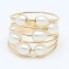 Anillo TOUS de oro con perlas de segunda mano