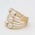 Anillo TOUS de oro con perlas de segunda mano
