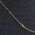 Collar de oro bicolor con diamante de segunda mano
