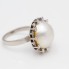 Bague style vintage en or avec perle d'occasion