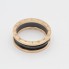 Anillo BVLGARI B.ZERO de oro y cerámica de segunda mano