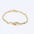 Pulsera de oro con diamantes de segunda mano
