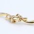 Pulsera de oro con diamantes de segunda mano