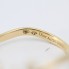 Anillo DIOR OUI de oro con diamante de segunda mano