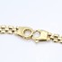 Pulsera tipo panther de oro con rubíes y circonitas