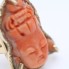 Anillo Buda de oro con coral de segunda mano