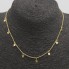 Collar estrellitas de oro de segunda mano