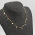 Collar estrellitas de oro de segunda mano