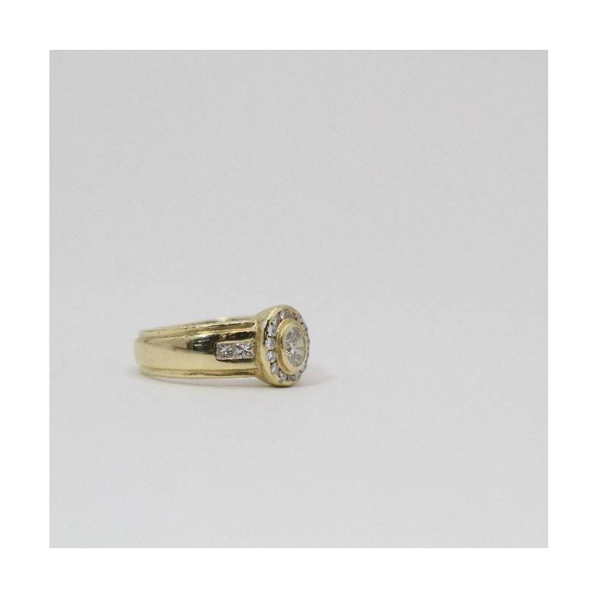 Ten confianza Sympton contraste Comprar Anillo de oro con diamantes de segunda mano E352155