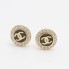 Pendientes estilo chanel de oro de segunda mano