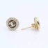 Pendientes estilo chanel de oro de segunda mano