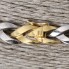 Collaret espigola d'or bicolor amb diamants de segona mà