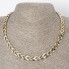 Collaret espigola d'or bicolor amb diamants de segona mà