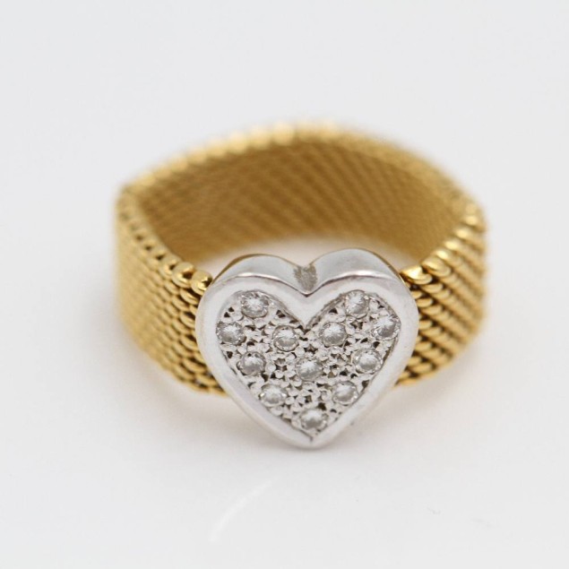 Anillo TOUS ICON MESH de oro con...