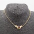 Collar manos de oro con circonitas para niña de segunda mano