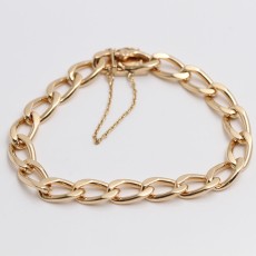 Comprar Pulsera bilbao maciza de oro segunda mano E352947