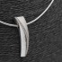 Collar de oro blanco con diamantes de segunda mano