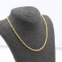 Cordón hueco de oro de segunda mano