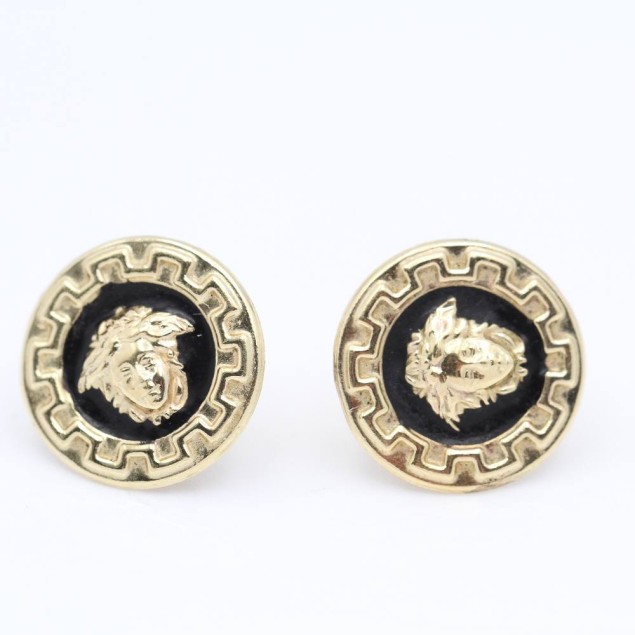 Pendientes motivo versace de oro de...