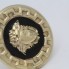 Pendientes motivo versace de oro de segunda mano