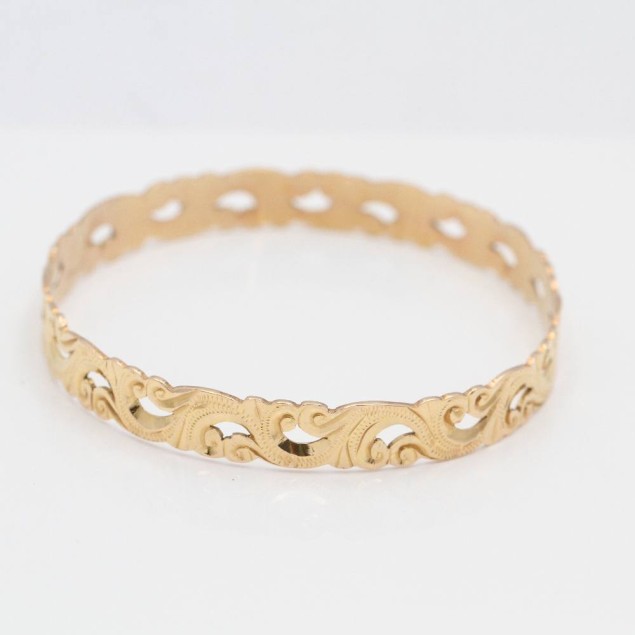 Braçalet filigranes d'or de...
