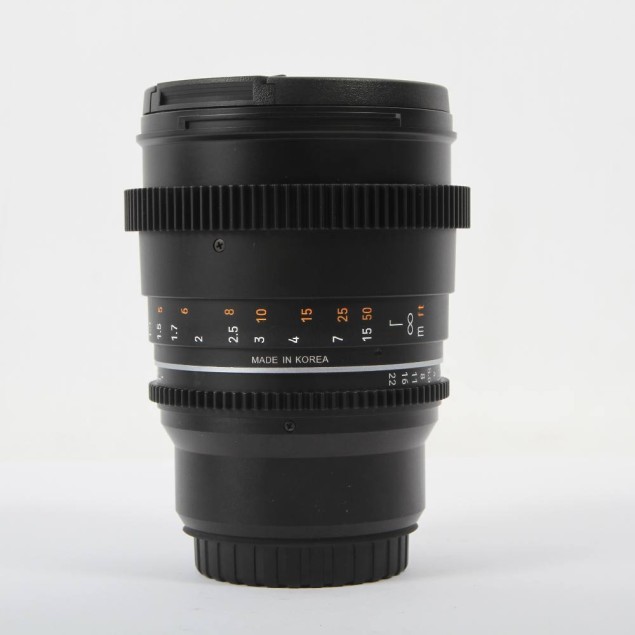 Objectif SAMYANG VDSLR 85mm T1.5 MK2...