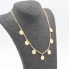 Collar húngaro monedas semi hueco de oro de segunda mano