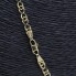 Cadena entrelazada maciza de oro de segunda mano