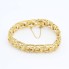 Pulsera motivos vegetales de oro de segunda mano