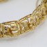 Pulsera motivos vegetales de oro de segunda mano