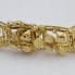 Pulsera motivos vegetales de oro de segunda mano