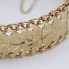 Pulsera articulada labrada de oro de segunda mano