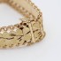 Pulsera articulada labrada de oro de segunda mano