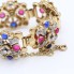 Pulsera estilo vintage de oro con diamantes segunda mano