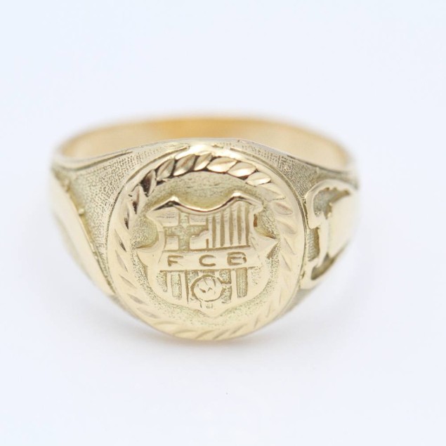 Sello Barça de oro de segunda mano