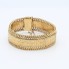 Pulsera articulada maciza de oro de segunda mano
