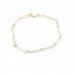 Pulsera infinitos de oro bicolor de segunda mano